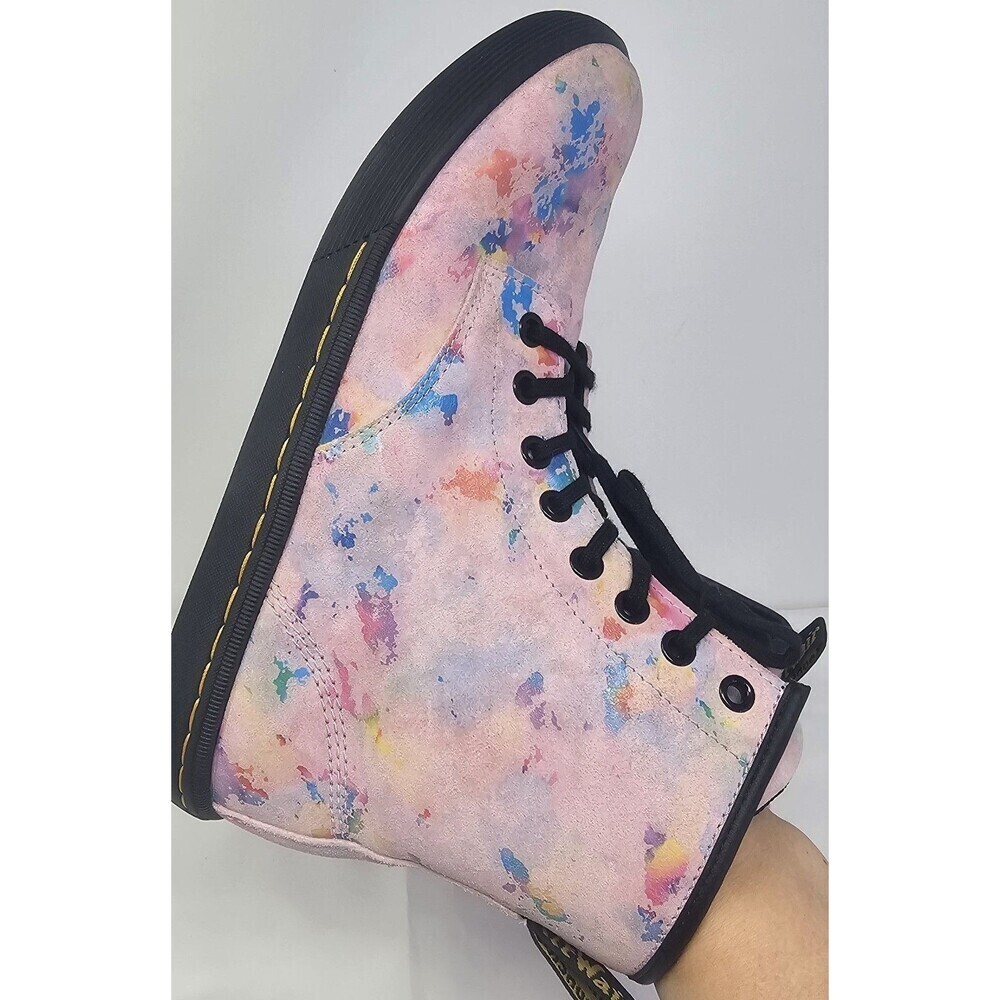 Dr. Martens Women’s 8 Sheridan Confetti Suede Casual Lace Up Combat Boots - Picture 4 of 15